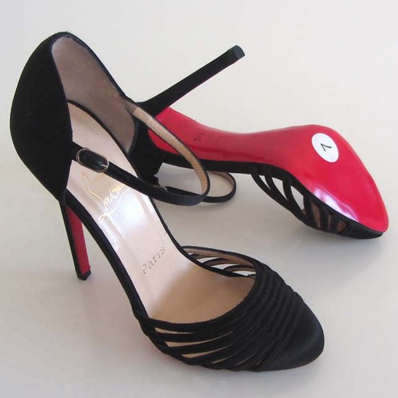 CHRISTIAN LOUBOUTIN En Passant strap pumps 7 US 37 - Picture 2 of 8